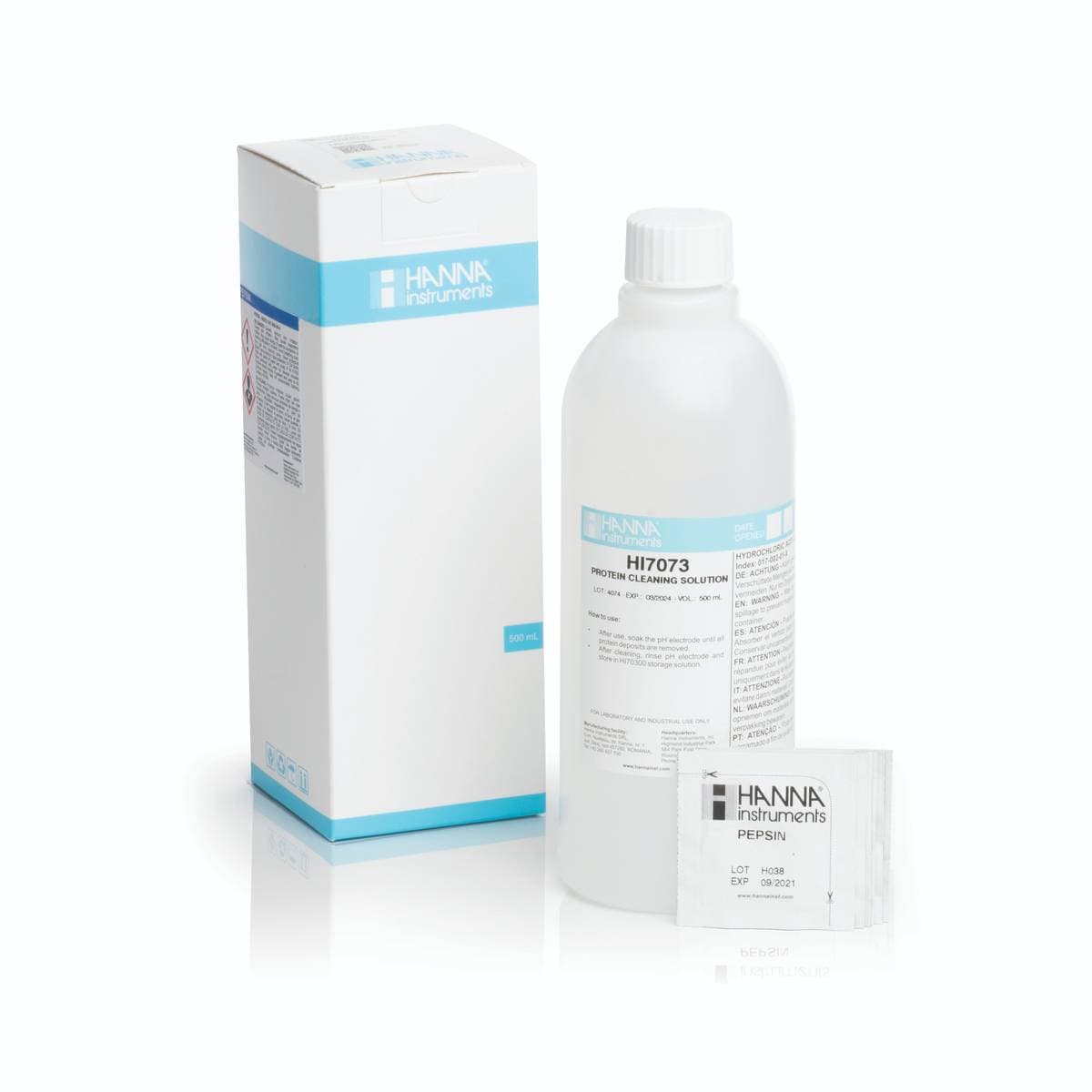 HANNA HI7073L proteineltávolító elektródtisztító oldat, 500 ml