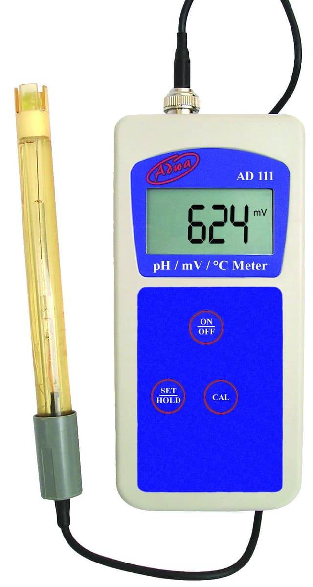 AD-111 pH-mérő – Laboratóriumi és terepi mérésekre alkalmas pH-mérő