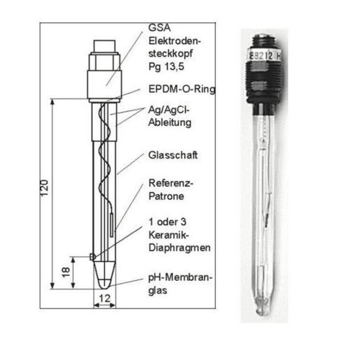 WUMA HGK-GEL-2D pH elktróda