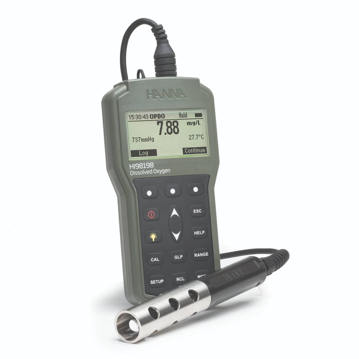 HANNA HI98198 optikai oldottoxigén-mérő