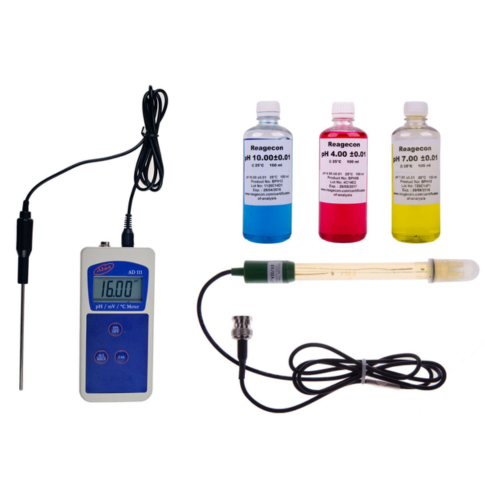 AD-111 pH mérő - Laboratóriumi és terepi mérésekre alkalmas pH-mérő